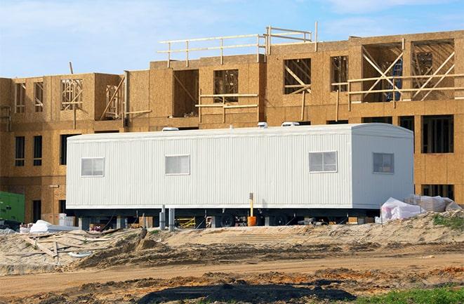 modular office units for rent at a worksite in Manchester, GA